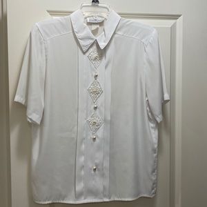 Impressions Vintage white Blouse